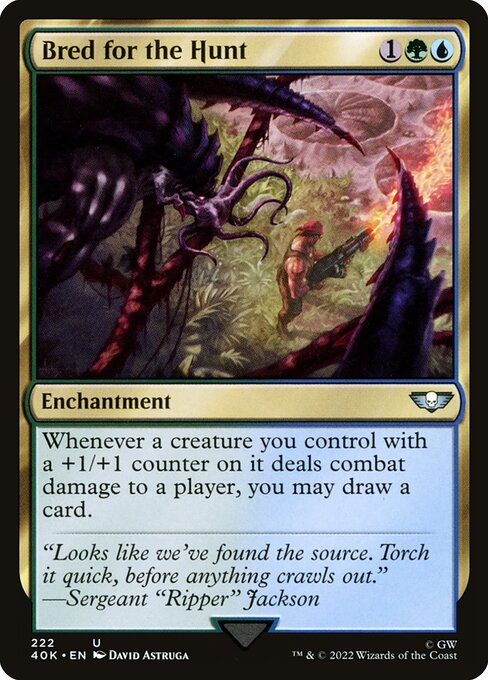 Bred for the Hunt (222) [Warhammer 40,000 Commander]