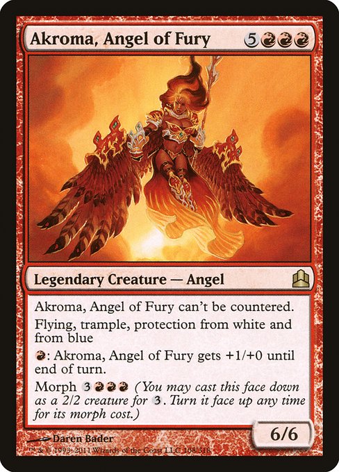 Akroma, Angel of Fury (108) [Commander 2011]