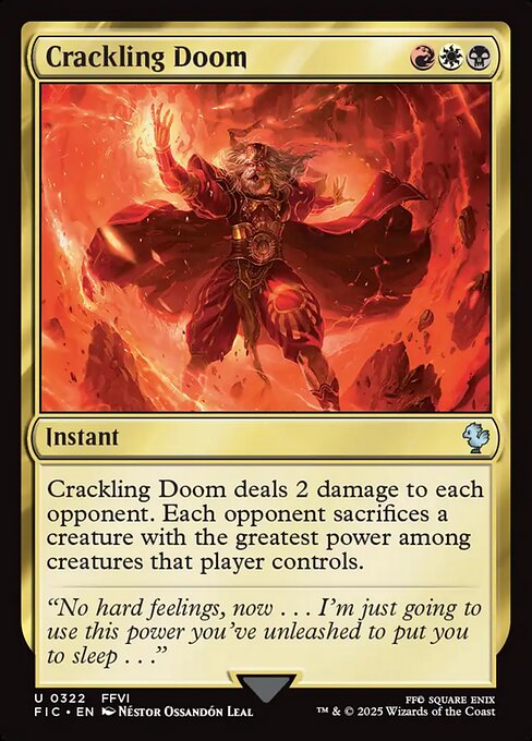 Crackling Doom (322) [Final Fantasy Commander]