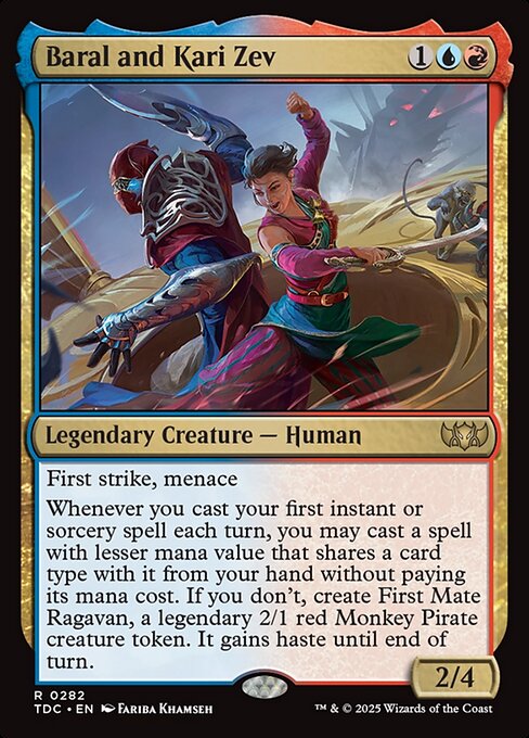 Baral and Kari Zev (282) [Tarkir: Dragonstorm Commander]