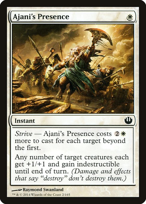 Ajani's Presence (2) [Journey into Nyx]