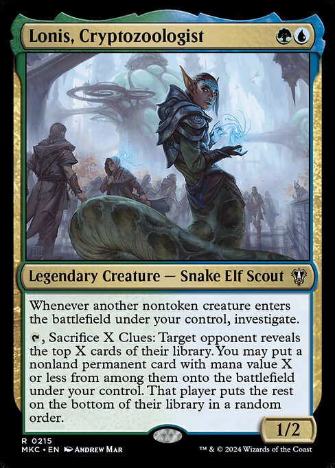 Lonis, Cryptozoologist (215) [Murders at Karlov Manor Commander]