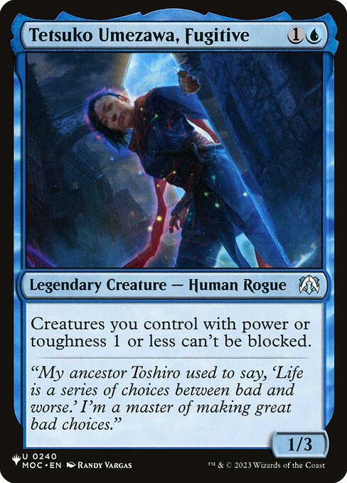 Tetsuko Umezawa, Fugitive (MOC-240) [The List]