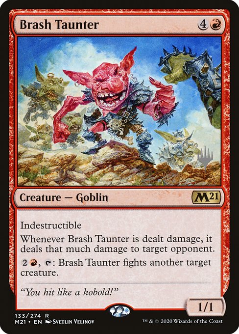 Brash Taunter (133p) [Core Set 2021 Promos]