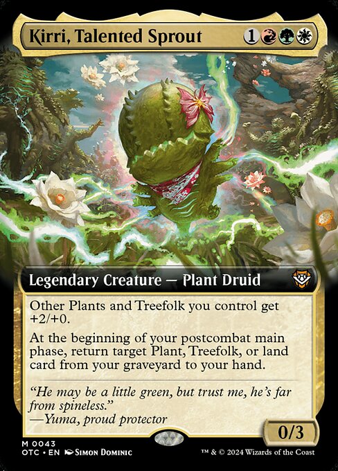 Kirri, Talented Sprout (43) [Outlaws of Thunder Junction Commander]