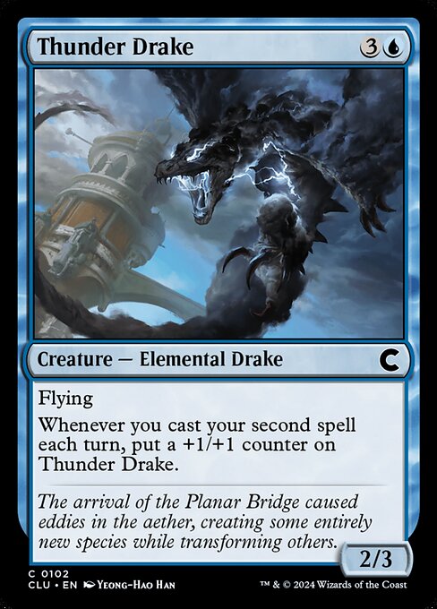 Thunder Drake (102) [Ravnica: Clue Edition]