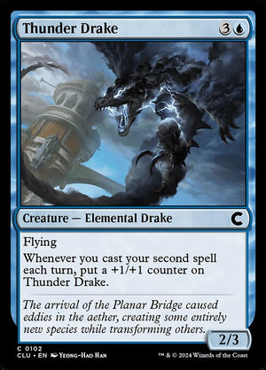 Thunder Drake (102) [Ravnica: Clue Edition]