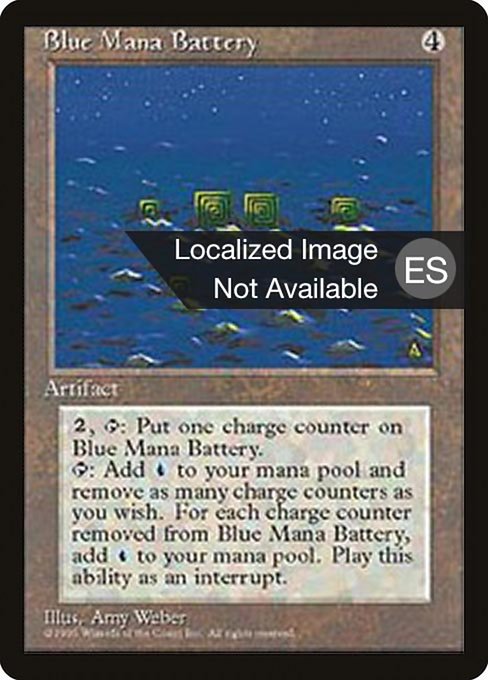 Blue Mana Battery (300) [Fourth Edition Foreign Black Border]