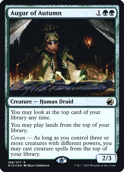 Augur of Autumn (168s) [Innistrad: Midnight Hunt Promos]