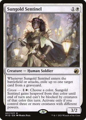 Sungold Sentinel (37) [Innistrad: Midnight Hunt]