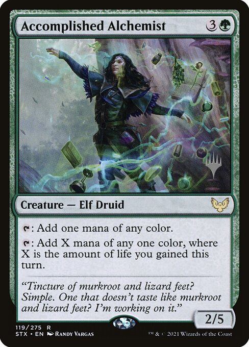 Accomplished Alchemist (119p) [Strixhaven: School of Mages Promos]