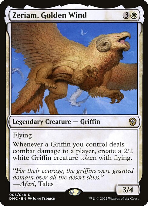 Zeriam, Golden Wind (5) [Dominaria United Commander]