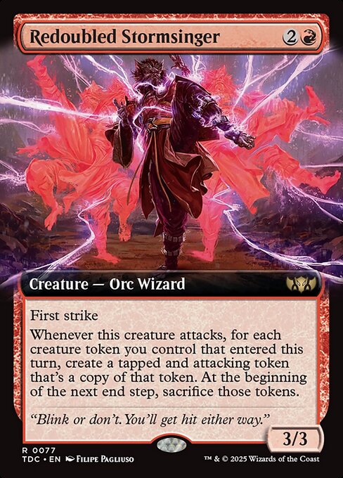 Redoubled Stormsinger (77) [Tarkir: Dragonstorm Commander]