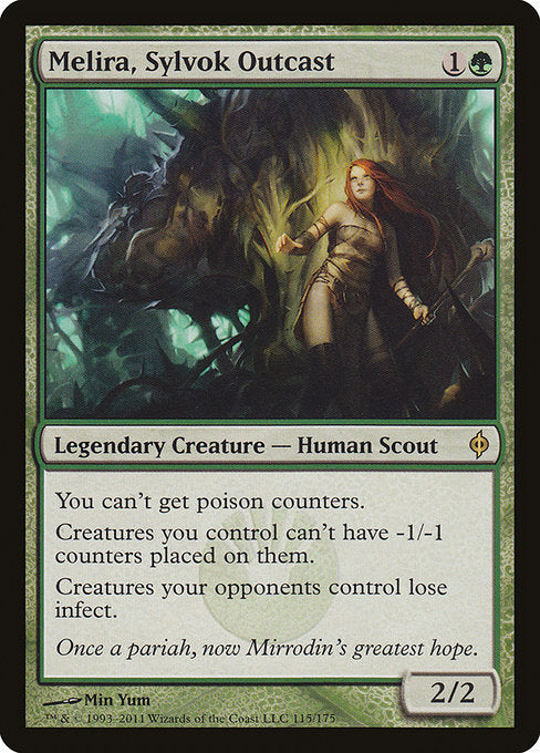 Melira, Sylvok Outcast (115) [New Phyrexia]