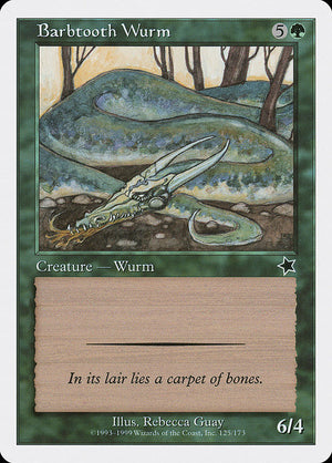Barbtooth Wurm (125) [Starter 1999]