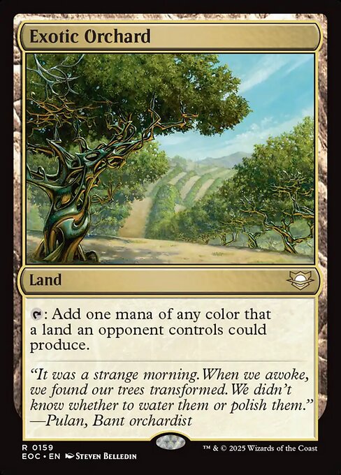 Exotic Orchard (159) [Edge of Eternities Commander]