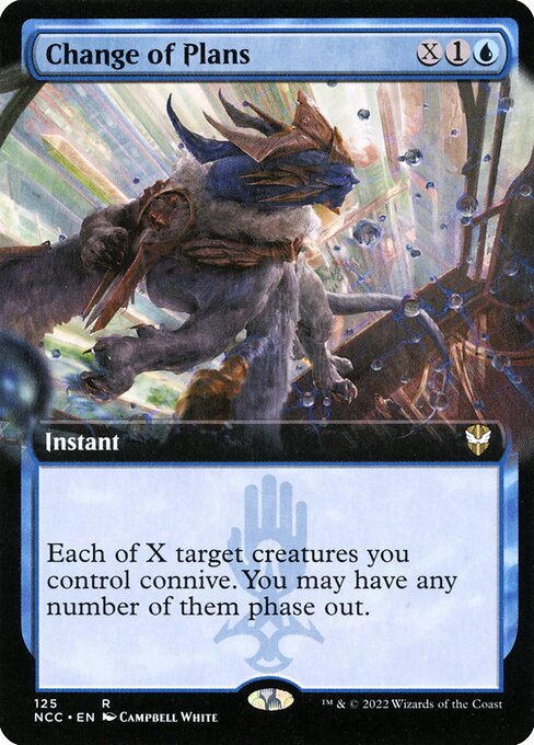 Change of Plans (125) [New Capenna Commander] [Extended Art]
