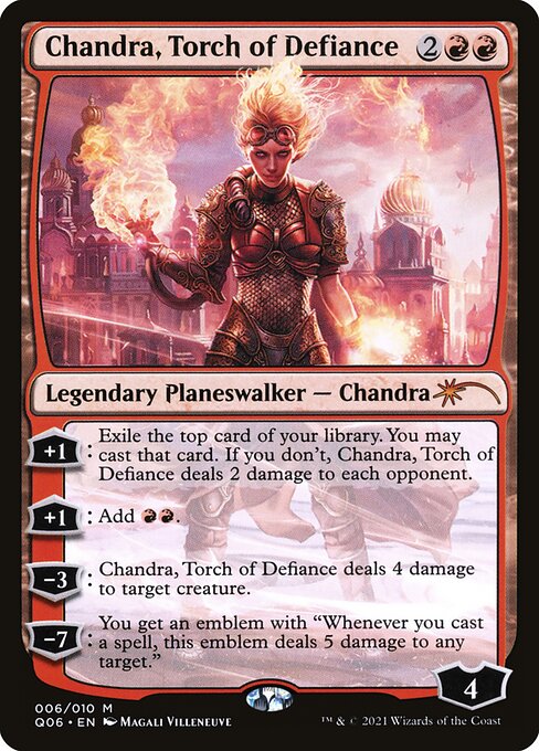 Chandra, Torch of Defiance (6) [Pioneer Challenger Decks 2021]