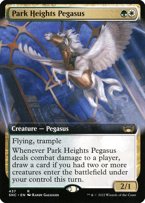 Park Heights Pegasus (437) [Streets of New Capenna] [Extended Art]