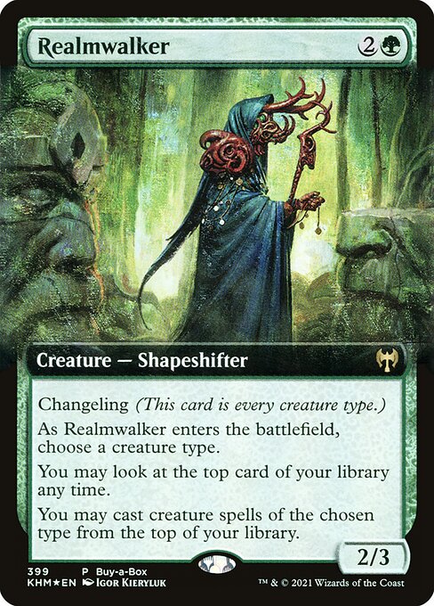 Realmwalker (399) [Kaldheim] [Extended Art]