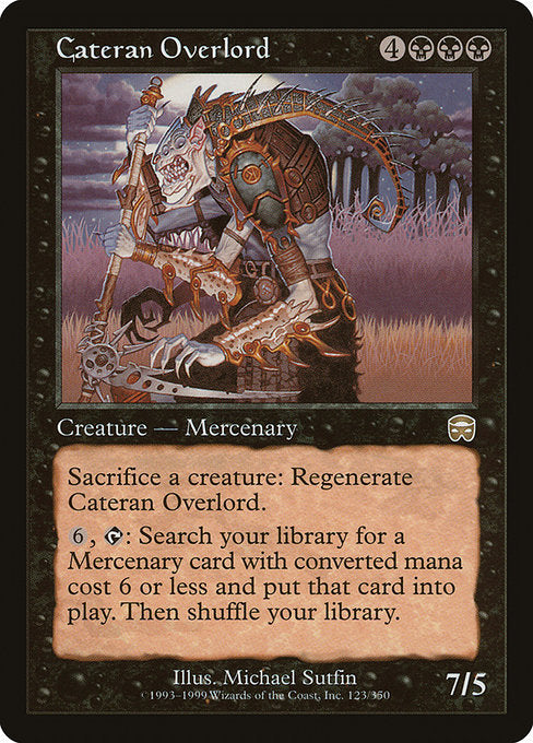 Cateran Overlord (123) [Mercadian Masques]