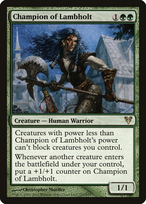 Champion of Lambholt (171) [Avacyn Restored]