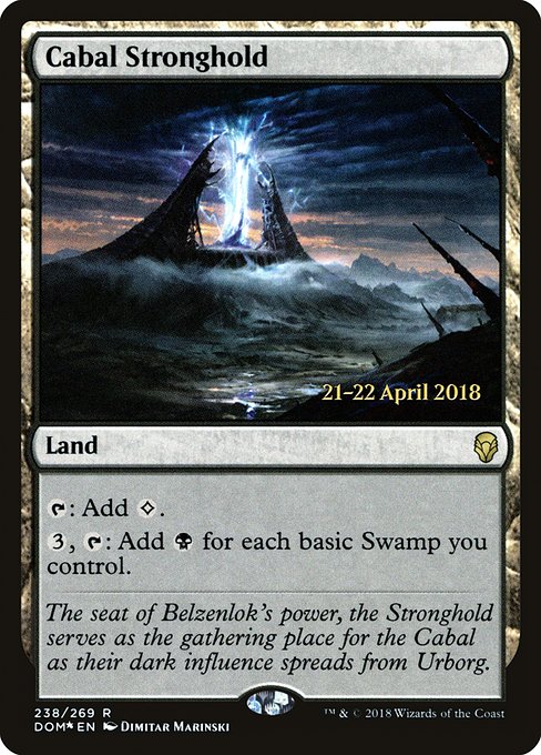 Cabal Stronghold (238s) [Dominaria Promos]