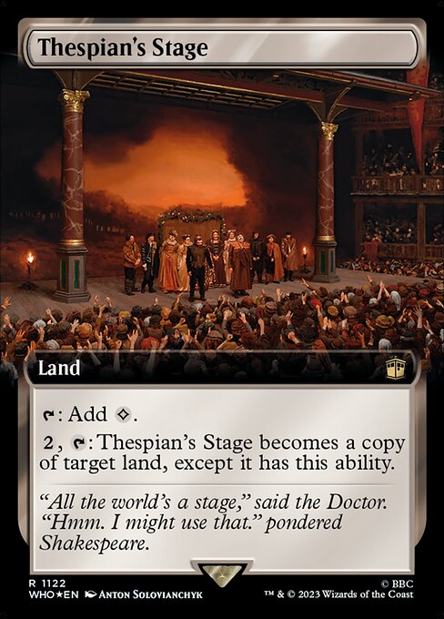 Thespian's Stage (1122) [Doctor Who] [Extended Art]