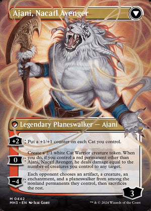 Ajani, Nacatl Pariah // Ajani, Nacatl Avenger (442) [Modern Horizons 3] Reverse