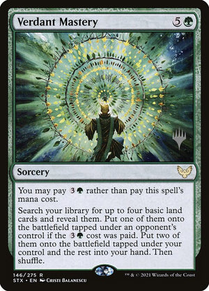 Verdant Mastery (146p) [Strixhaven: School of Mages Promos]