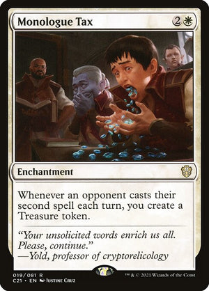 Monologue Tax (19) [Commander 2021]