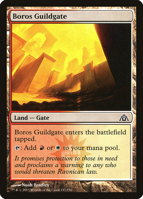 Boros Guildgate (147) [Dragon's Maze]