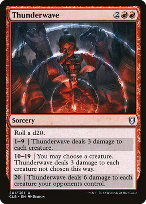 Thunderwave (201) [Commander Legends: Battle for Baldur's Gate]