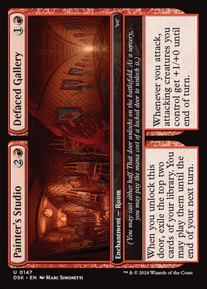 Painter's Studio // Defaced Gallery (147) [Duskmourn: House of Horror]