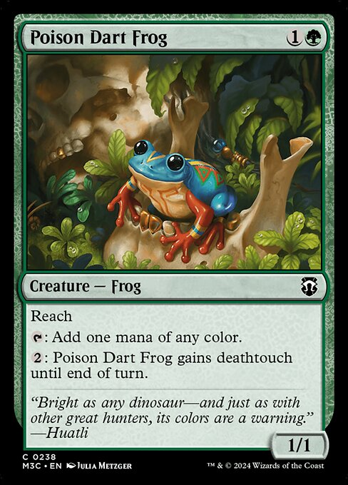 Poison Dart Frog (238) [Modern Horizons 3 Commander]