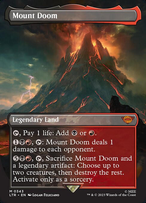 Mount Doom (343) [The Lord of the Rings: Tales of Middle-earth] [Borderless]