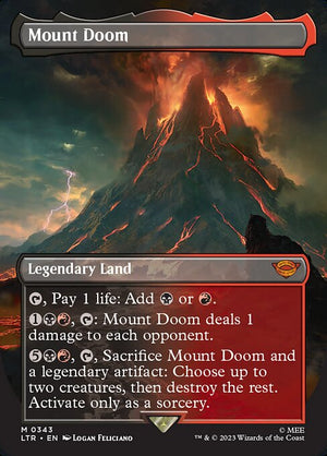 Mount Doom (343) [The Lord of the Rings: Tales of Middle-earth] [Borderless]