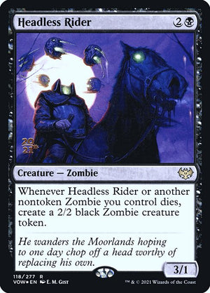 Headless Rider (118s) [Innistrad: Crimson Vow Promos]