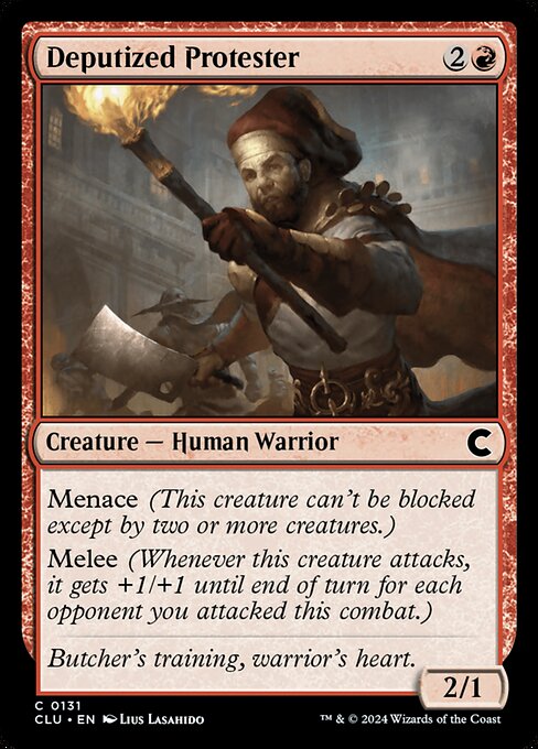 Deputized Protester (131) [Ravnica: Clue Edition]