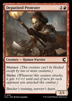 Deputized Protester (131) [Ravnica: Clue Edition]