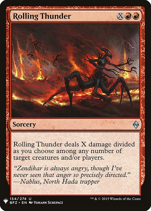 Rolling Thunder (BFZ-154) [The List]