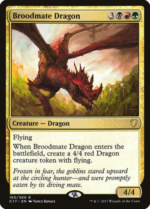 Broodmate Dragon (165) [Commander 2017]