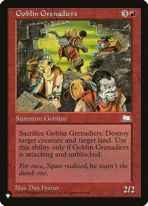 Goblin Grenadiers (WTH-104) [The List]