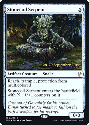 Stonecoil Serpent (235s) [Throne of Eldraine Promos]