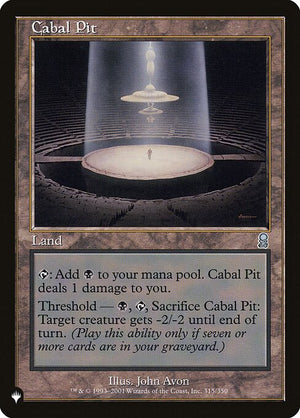 Cabal Pit (ODY-315) [The List]