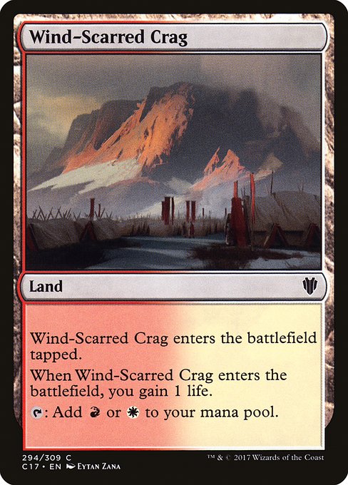 Wind-Scarred Crag (294) [Commander 2017]