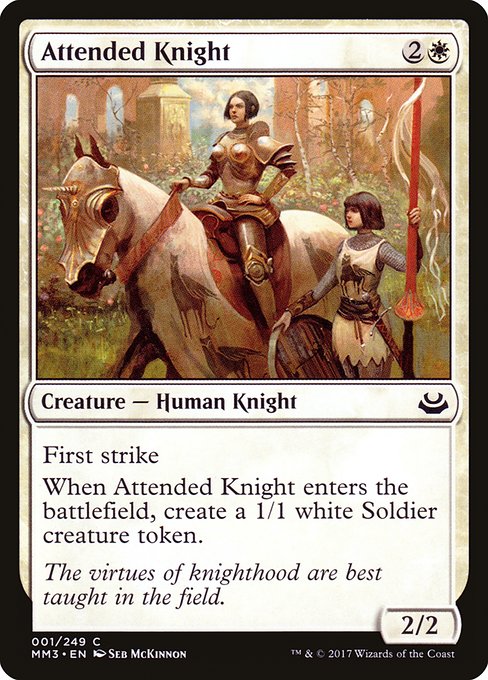 Attended Knight (1) [Modern Masters 2017]