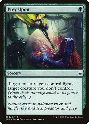 Prey Upon (34) [Explorers of Ixalan]