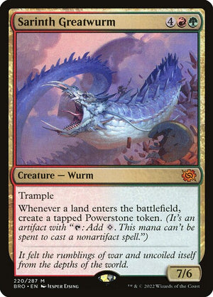 Sarinth Greatwurm (220) [The Brothers' War]