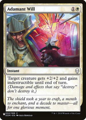 Adamant Will (DOM-2) [The List]